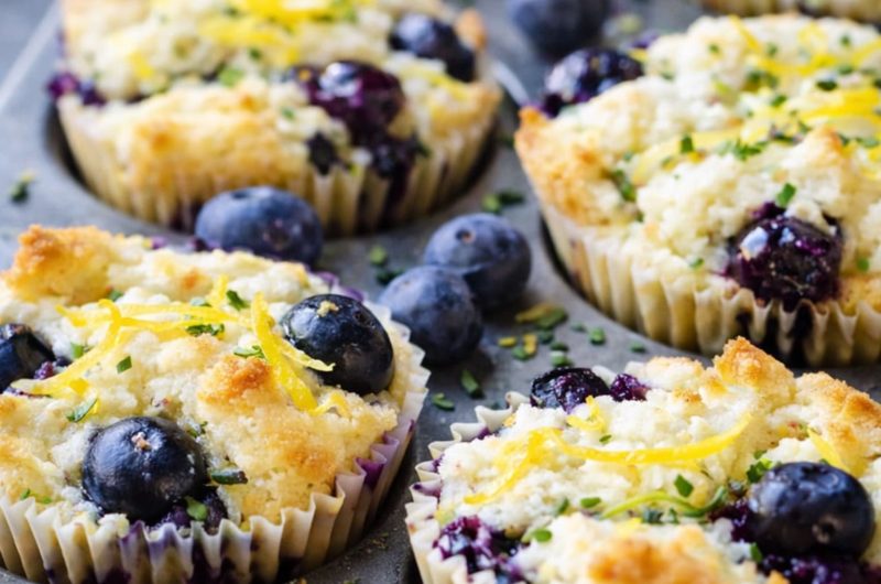 Blueberry and Lemon Zest Cottage Cheese Bites