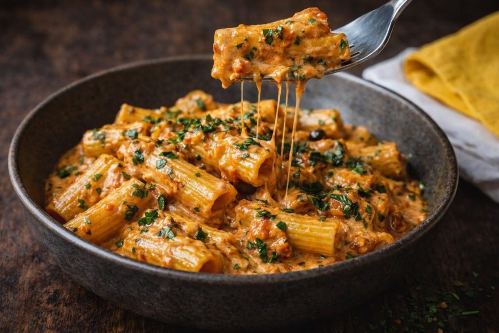 Creamy Tomato Garlic Pasta