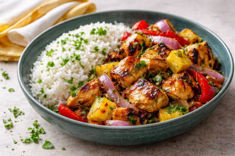 Hawaiian Chicken Sheet Pan